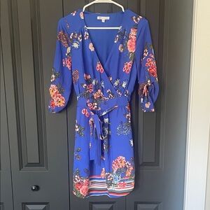DR2 Blue Floral Dress